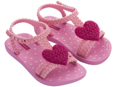 Pink Heart Sandals