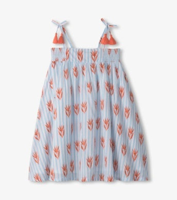 Crinkle Gauze Ticking Full Dress