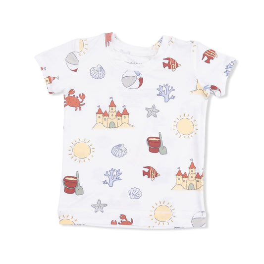 Loungewear Short Set // Sunny Sandcastles