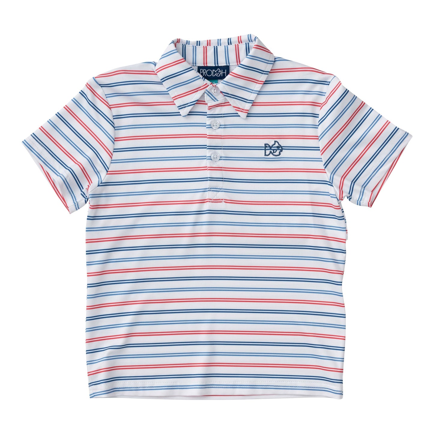 Performance Polo // USA Stripe
