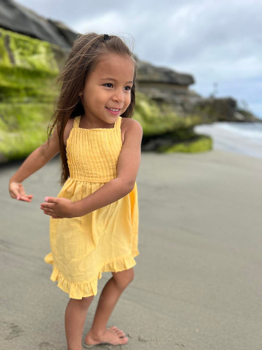 Rosa Dress //  Yellow