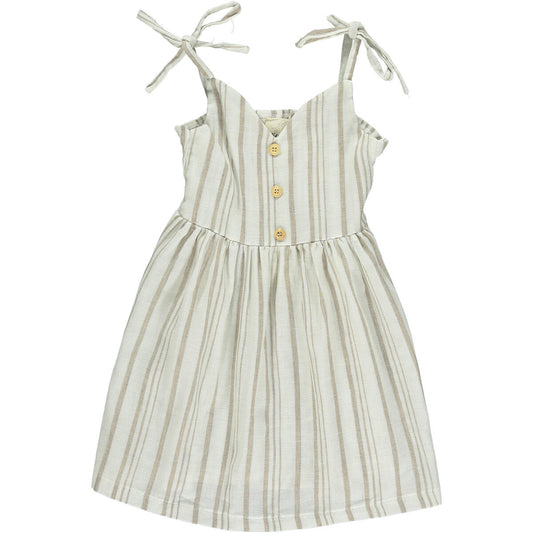 Penny Dress // Tan Stripe