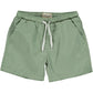Green shorts with a drawstring 