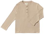 Adams Beige Ribbed Henley