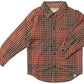 Atwood Woven Shirt // Rust Plaid