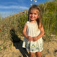White Bacalar Dress // Blue & Green