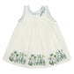 White Bacalar Dress // Blue & Green