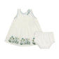 White Bacalar Dress // Blue & Green