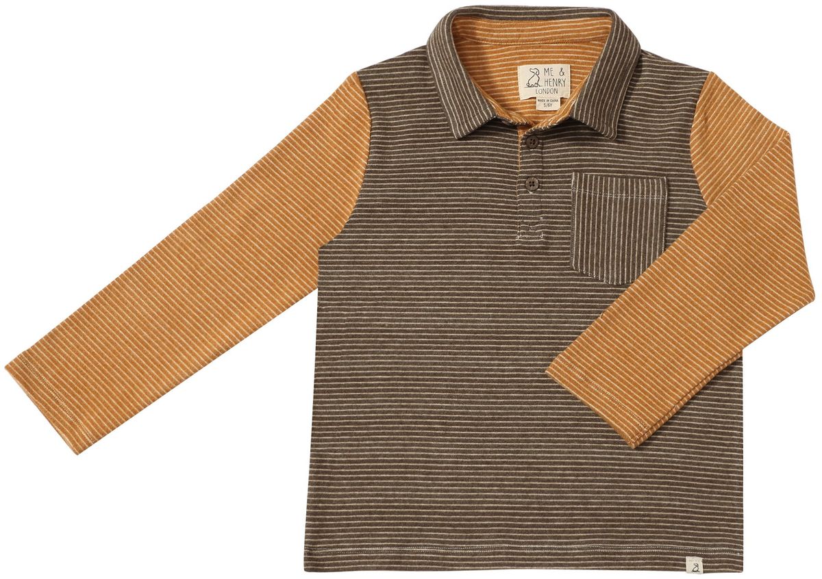 Troy Polo // Green w/ Gold Arms