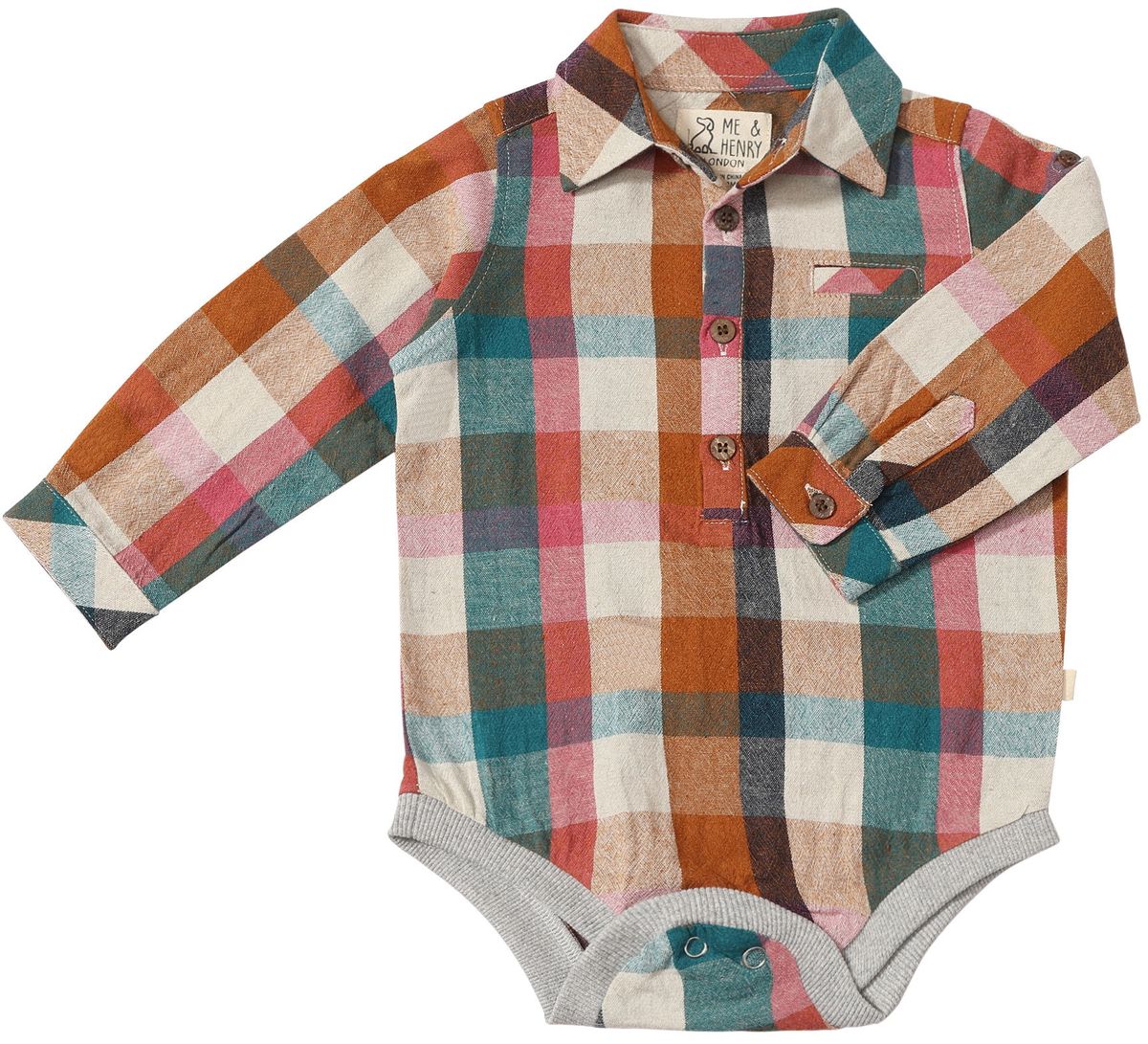 Jasper Woven Onsesie // Rust Madras