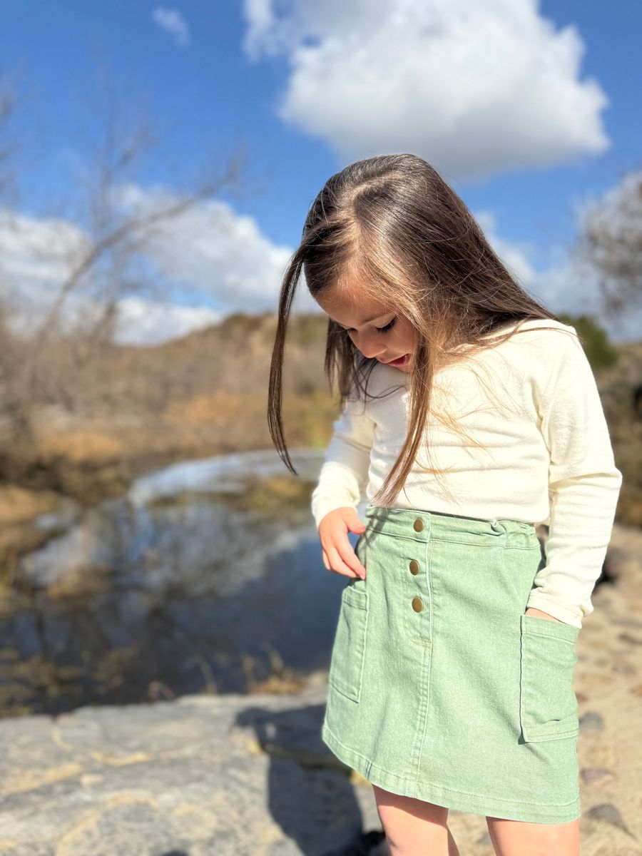 Daphne Skirt // Green