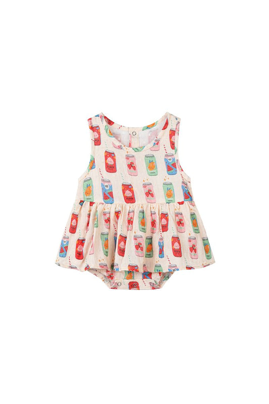 Soda Pop romper with twirl skirt