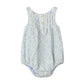 Floral baby romper on a white background