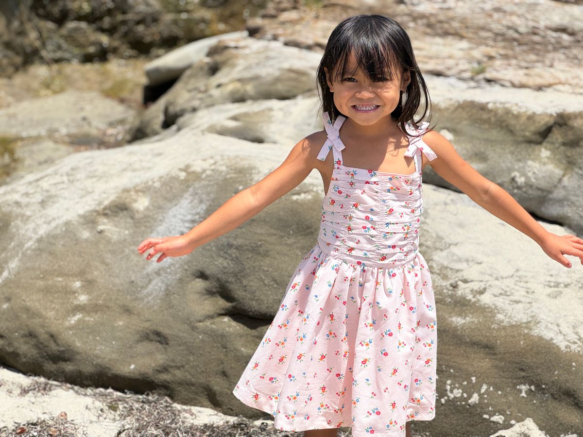 Wynonna Dress // Pink Gingham Floral
