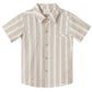 Newport Woven Shirt // Peach Multi Stripe