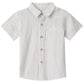Cream & Light Tan Striped shirt with buttons 