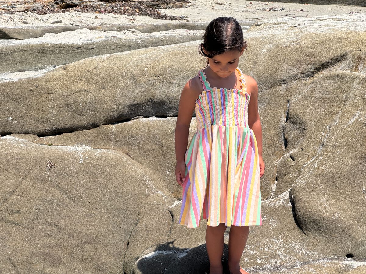 Savannah Dress // Pink & Yellow