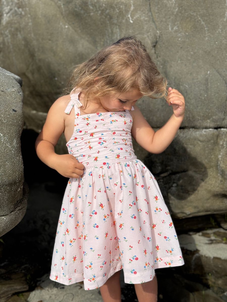 Wynonna Dress // Pink Gingham Floral