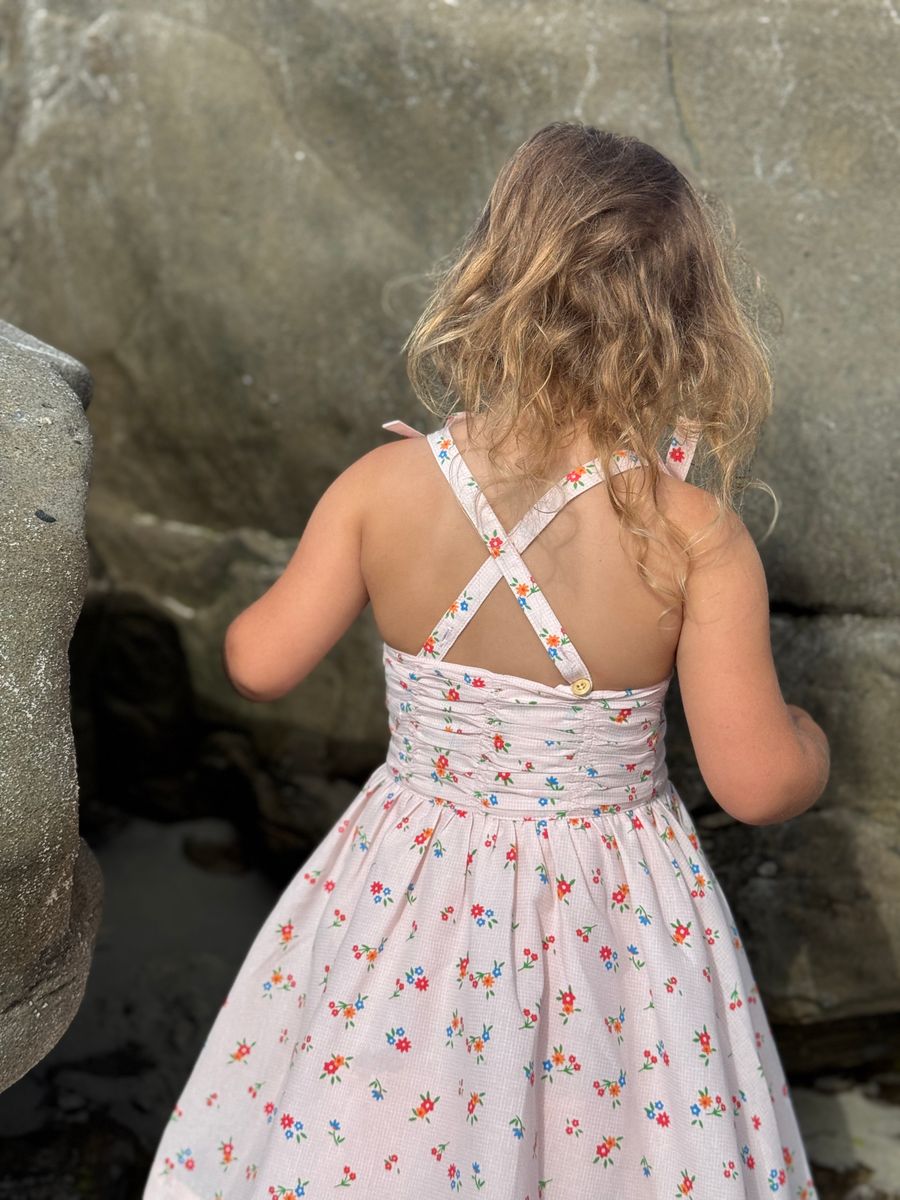 Wynonna Dress // Pink Gingham Floral