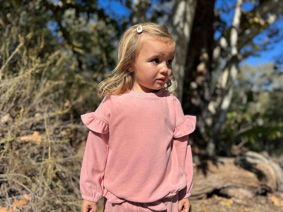 Claire Sweatshirt Set  // Rose