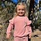 Claire Sweatshirt Set  // Rose