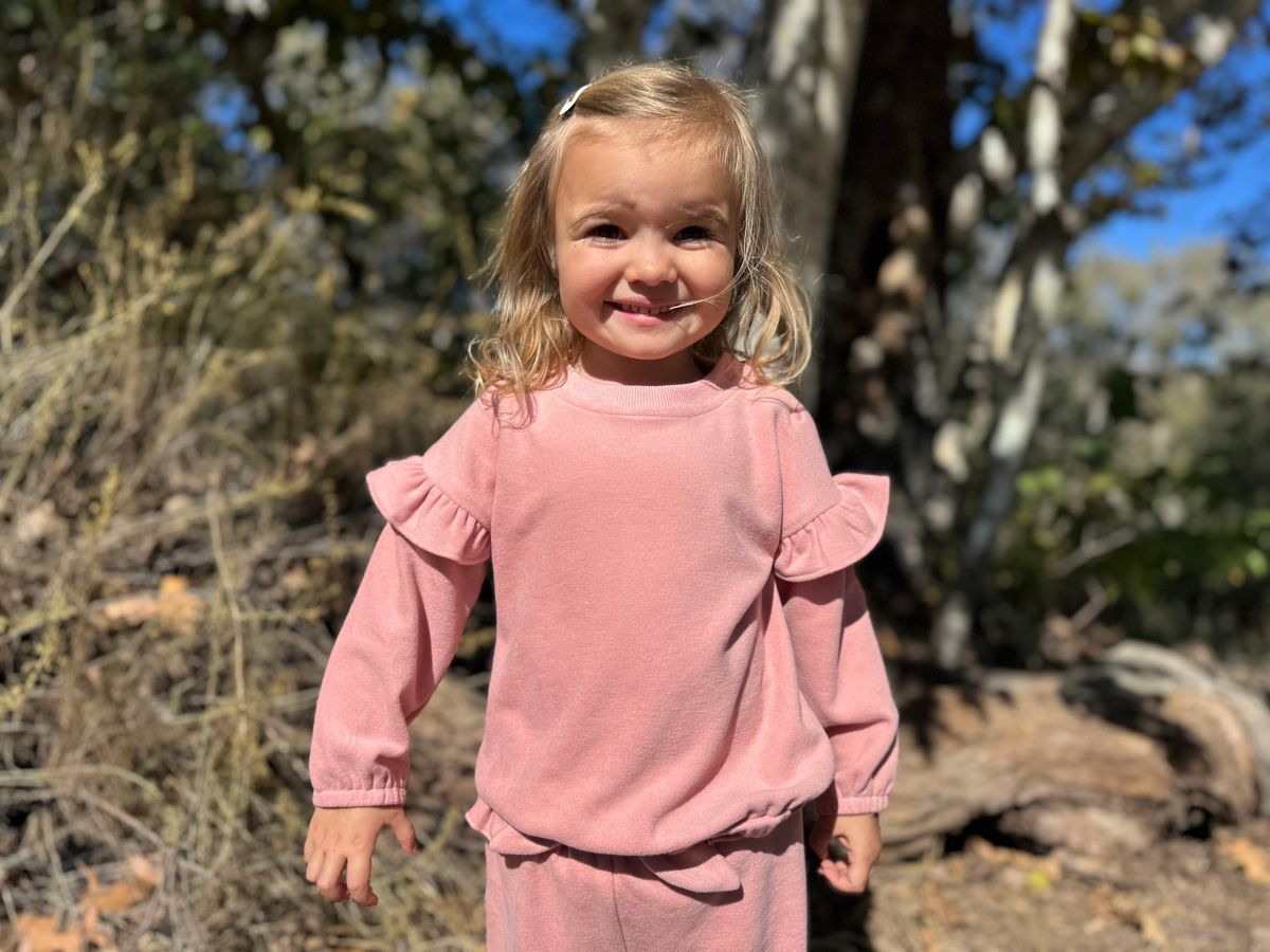 Claire Sweatshirt Set  // Rose