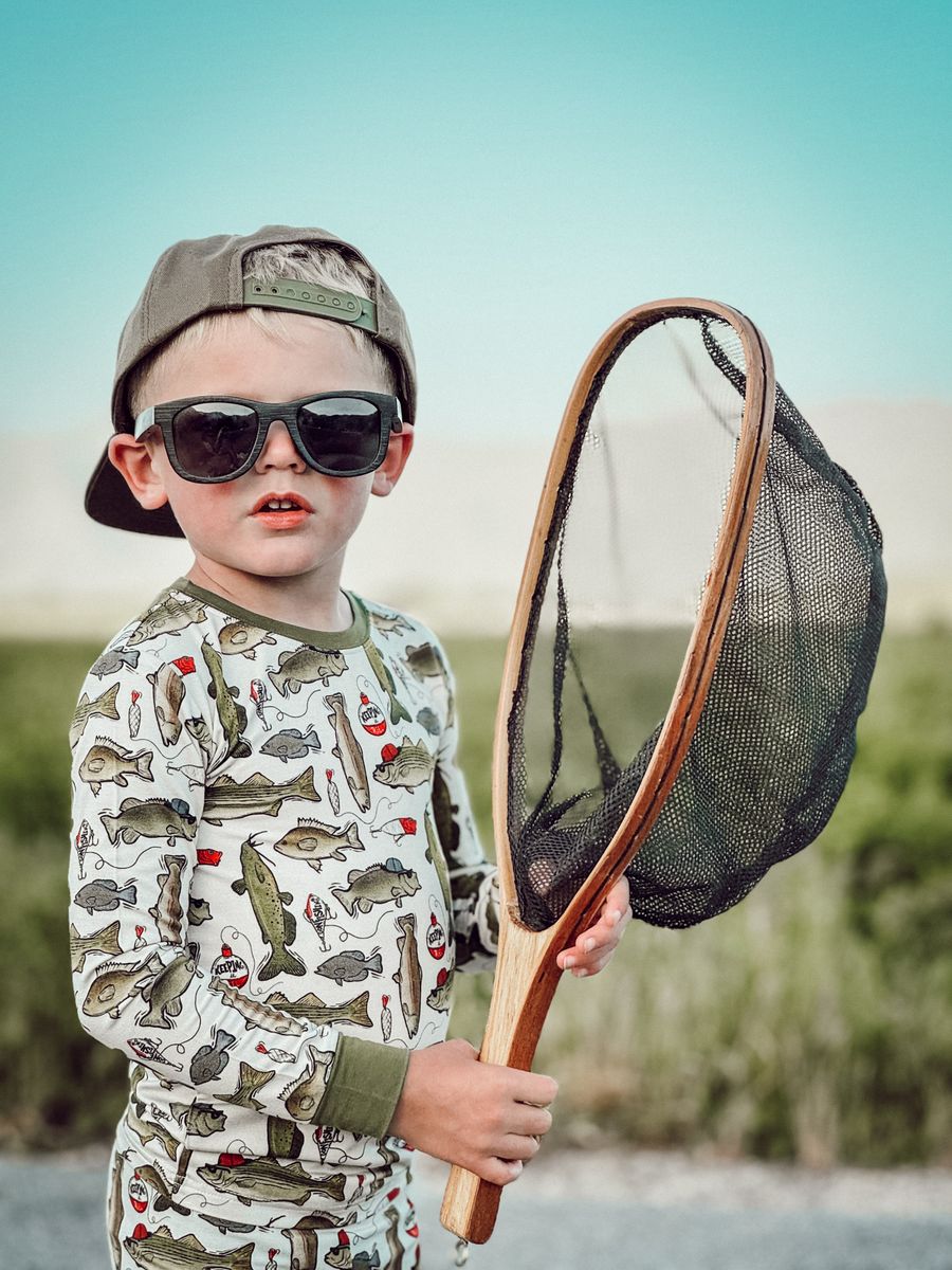 Wishin I Was Fishing 2 Piece Pajamas