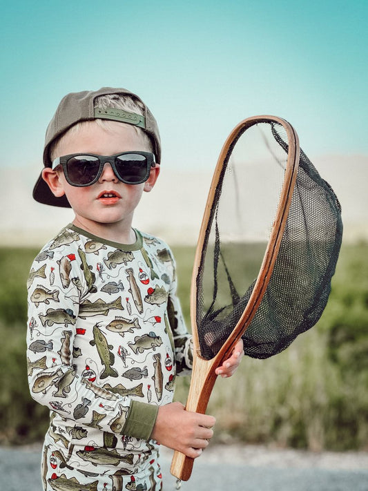 Wishin I Was Fishing 2 Piece Pajamas