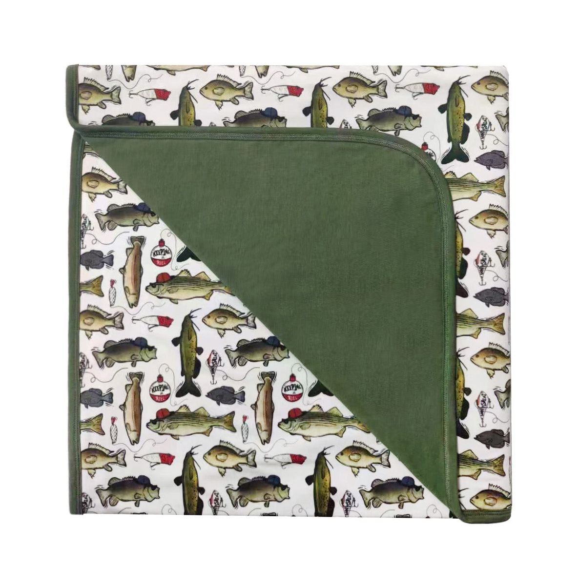 Wishin I Was Fishin' Blanket