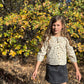 Scottie Blouse // Oatmeal Floral