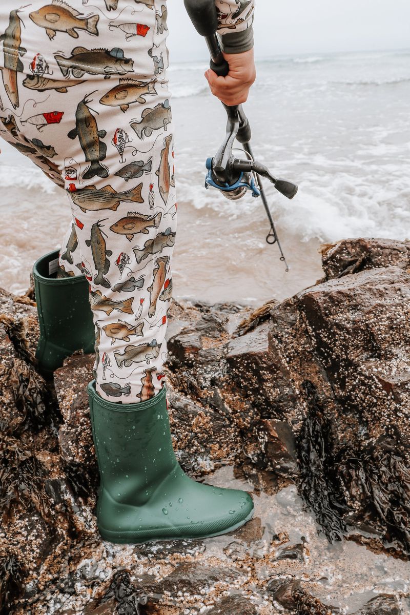 Wishin I Was Fishing 2 Piece Pajamas