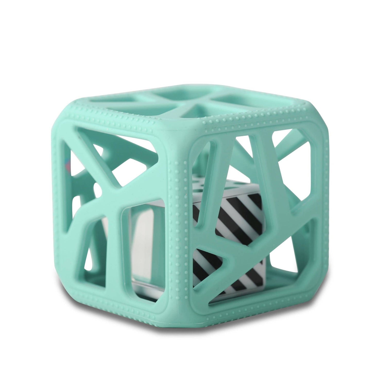 Chew Cube - Silicone Teether Rattle