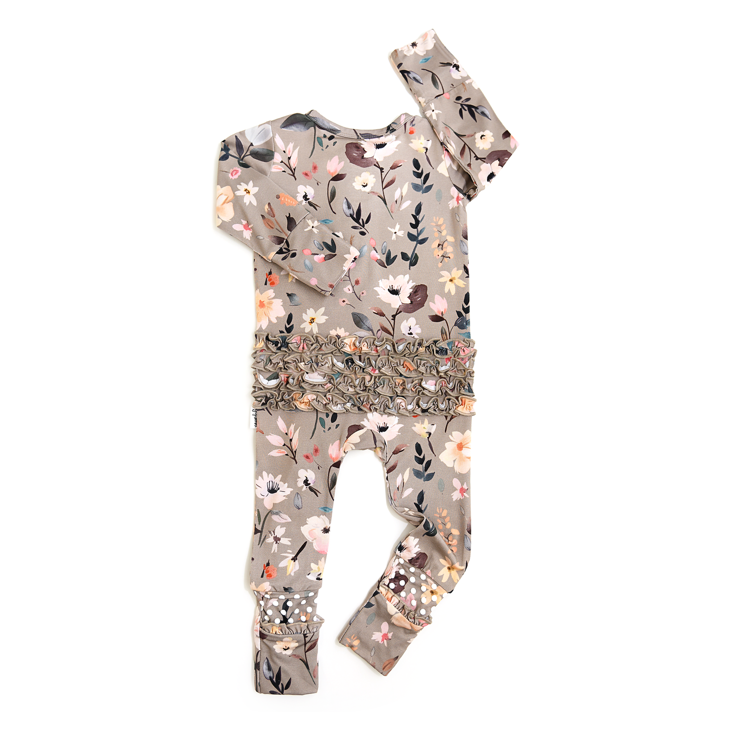 Tatum Ruffle Zip Bamboo One Piece