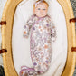 Newborn Knotted Gown // Flora