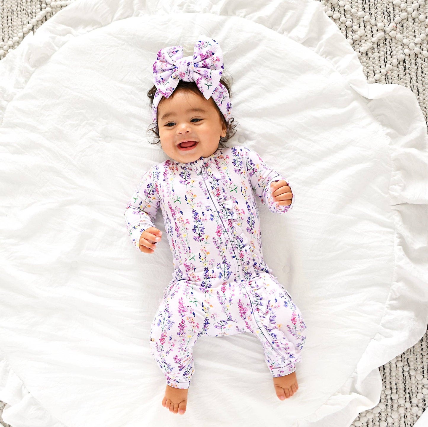 Avani Ruffle Zip Bamboo One Piece