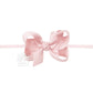 1/4" NYLON PANTYHOSE HEADBAND W/SIGNATURE GROSGRAIN BOW