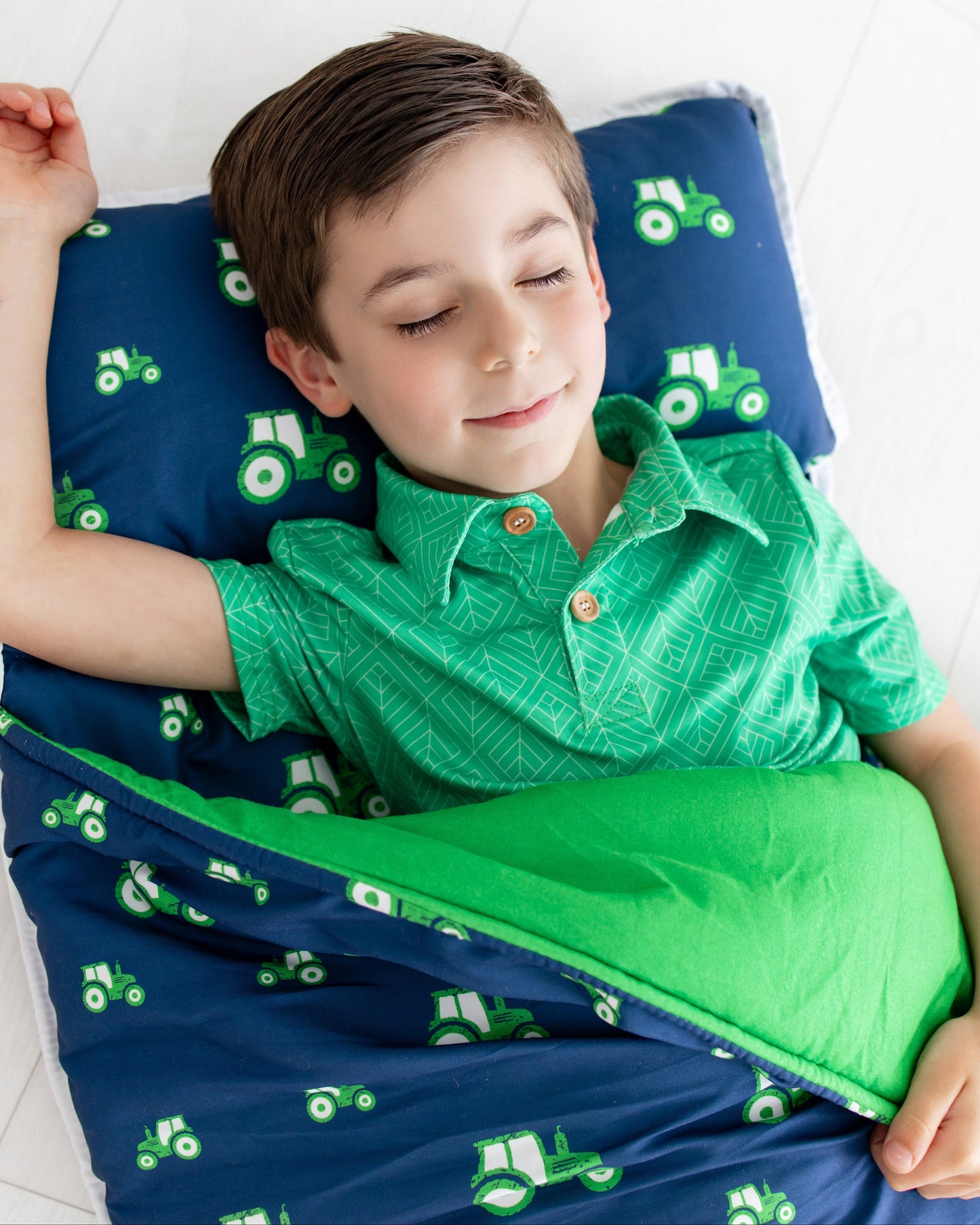 Boys Nap Mat - Tractors