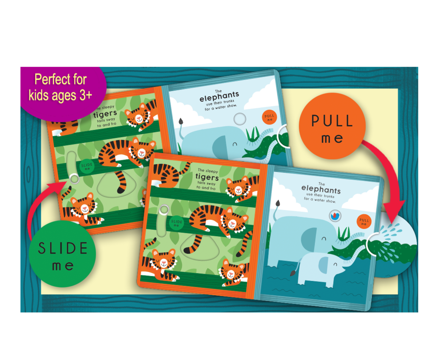 Little Wild Place - Interactive Board Book for Kids Ages 3-6