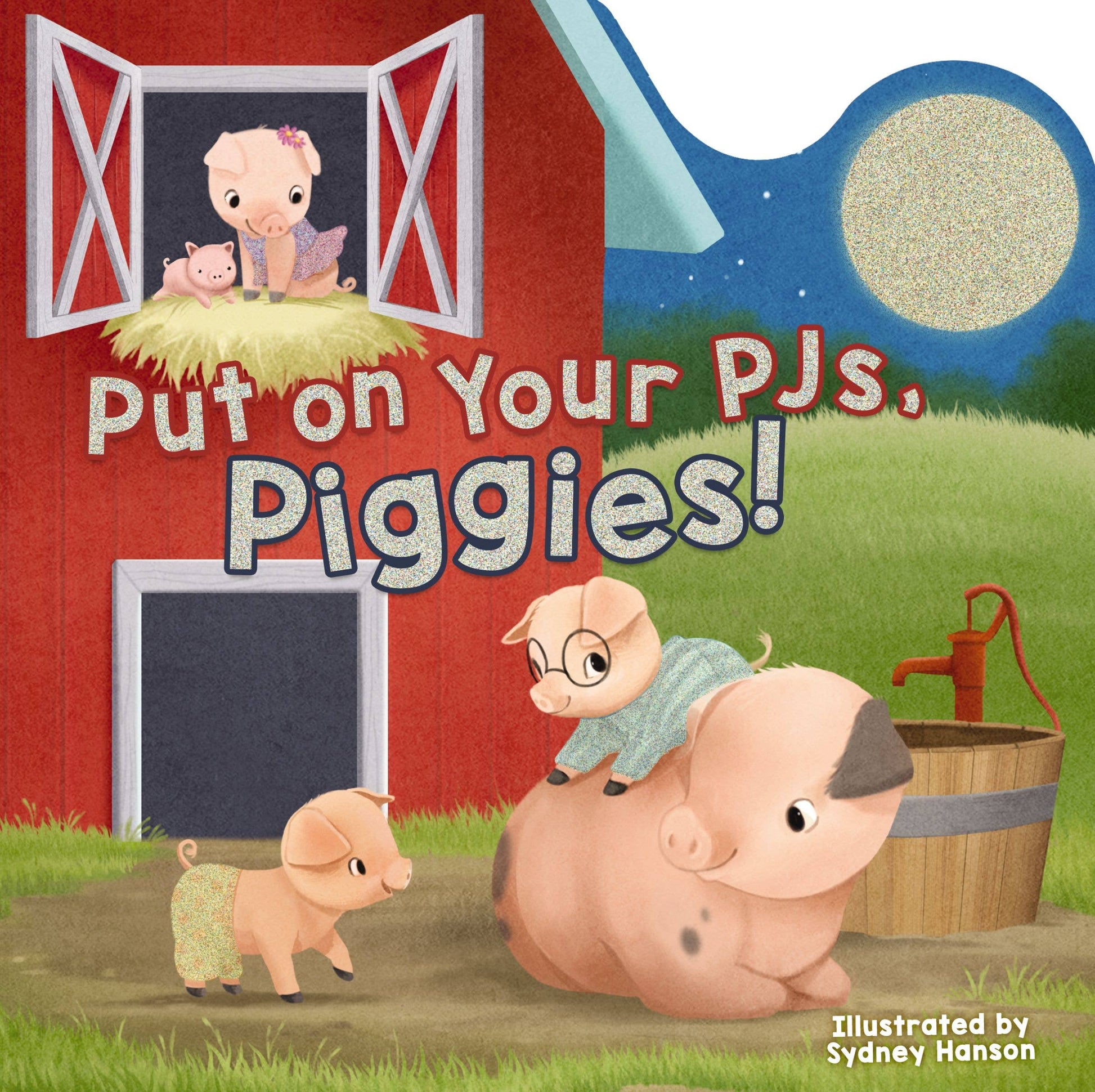 A book titled Put On Your Pj's Piggies