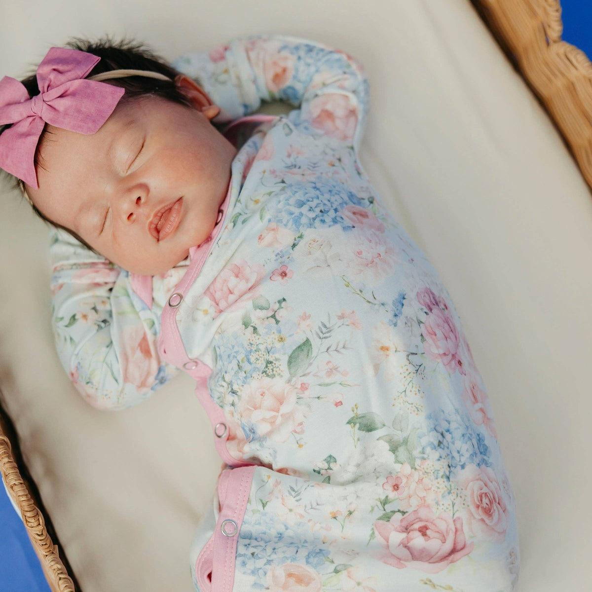Newborn Knotted Gown // Genevieve
