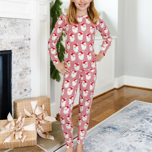Santa Baby Pajama Set // Red