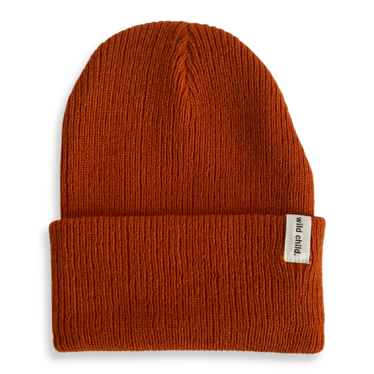 Baby / Kids Classic Beanie (Rust)