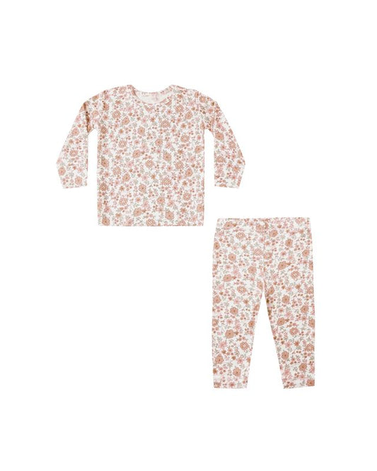 Bamboo Pajamas Long Sleeve Set // Bloom
