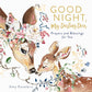 Book cover with two deer facing each other, surrounded by flowers and leaves, titled 'Good Night, My Darling Dear'.