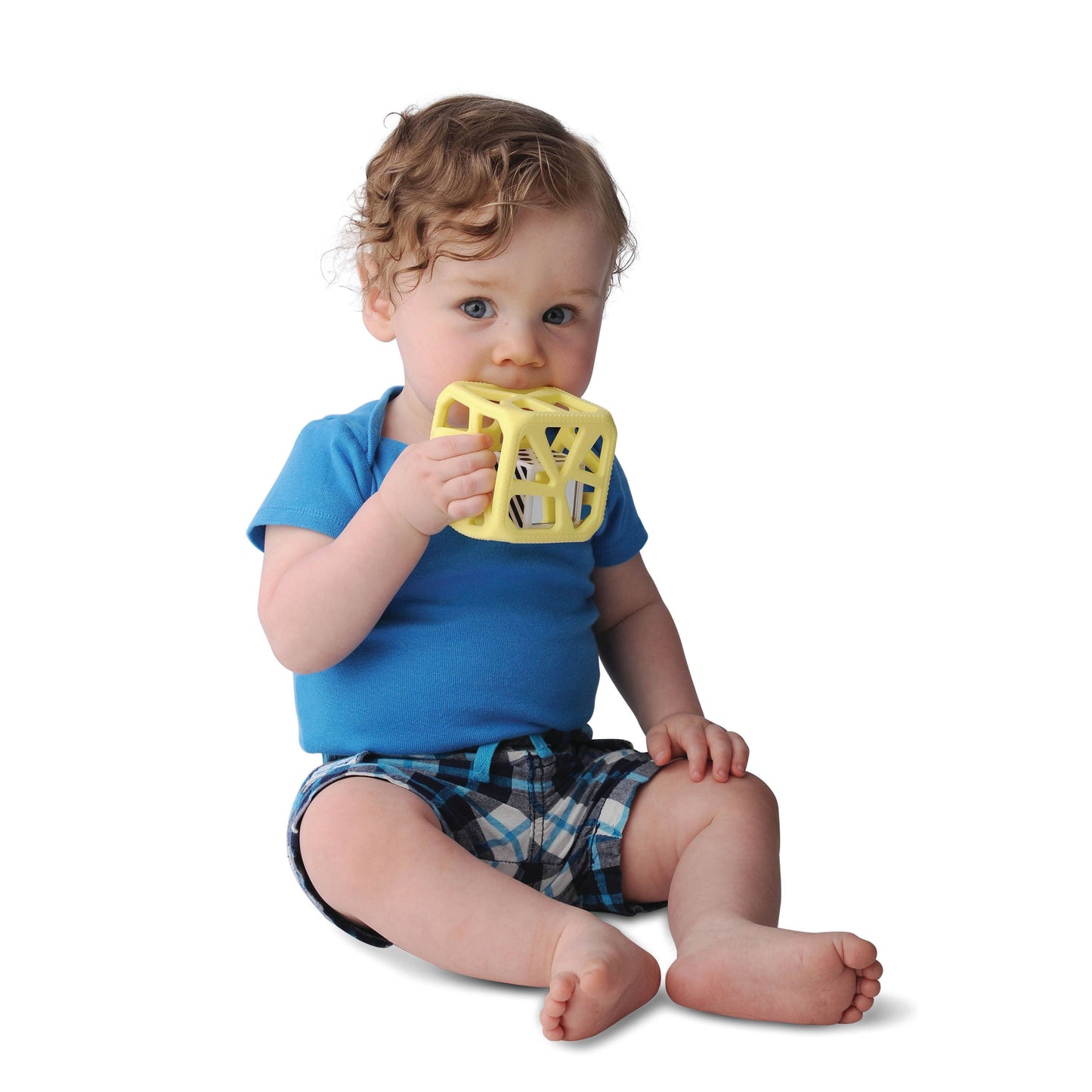 Chew Cube - Silicone Teether Rattle