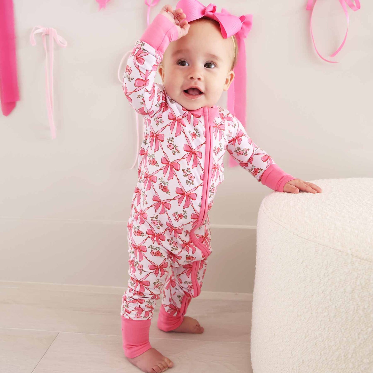 Bow Besties Convertible Zip Romper