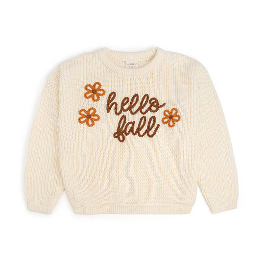 Hello Fall Knit Sweater - Girls Clothes