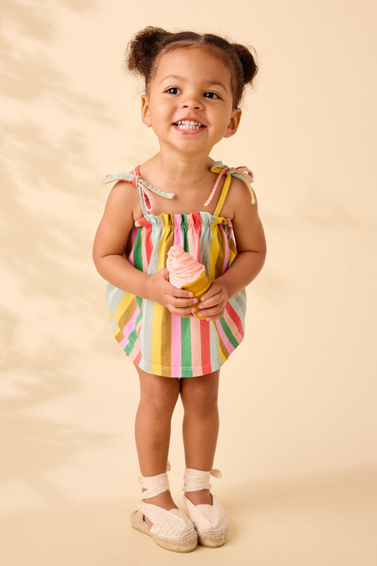 Tie Shoulder Baby Set