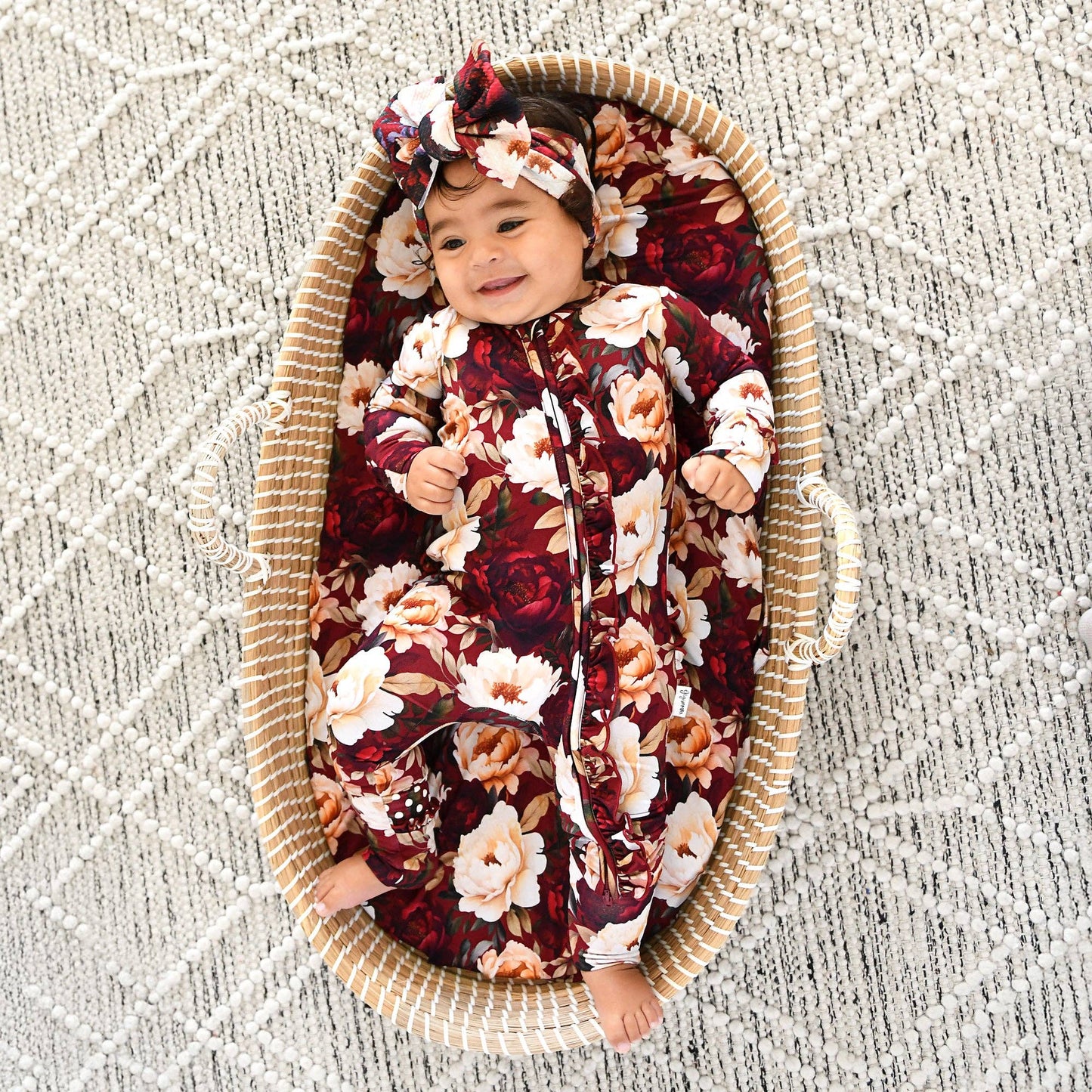 Maya Ruffle Zip Bamboo One Piece