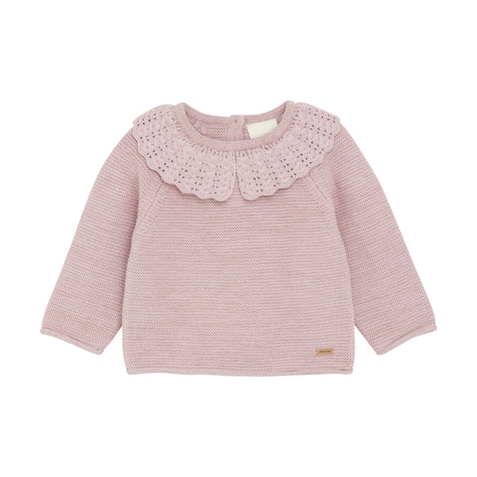 Pullover Knit Cardigan // Dawn Pink